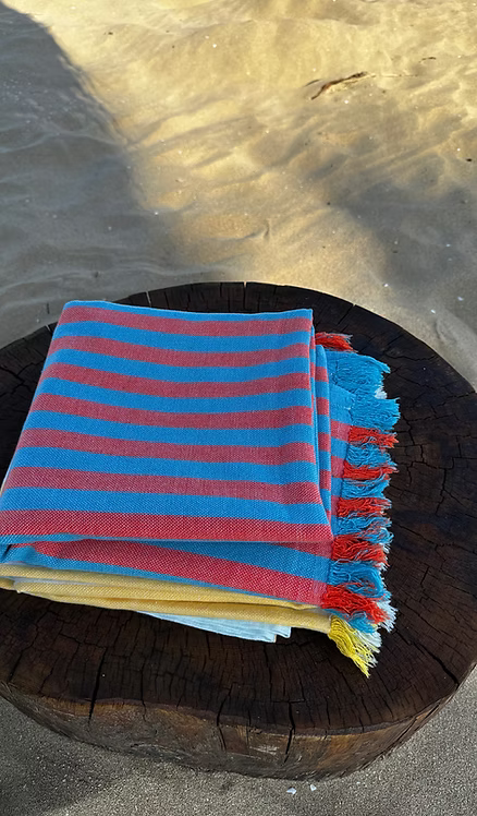 КЪРПА STRIPE ORANGE AND BLUE