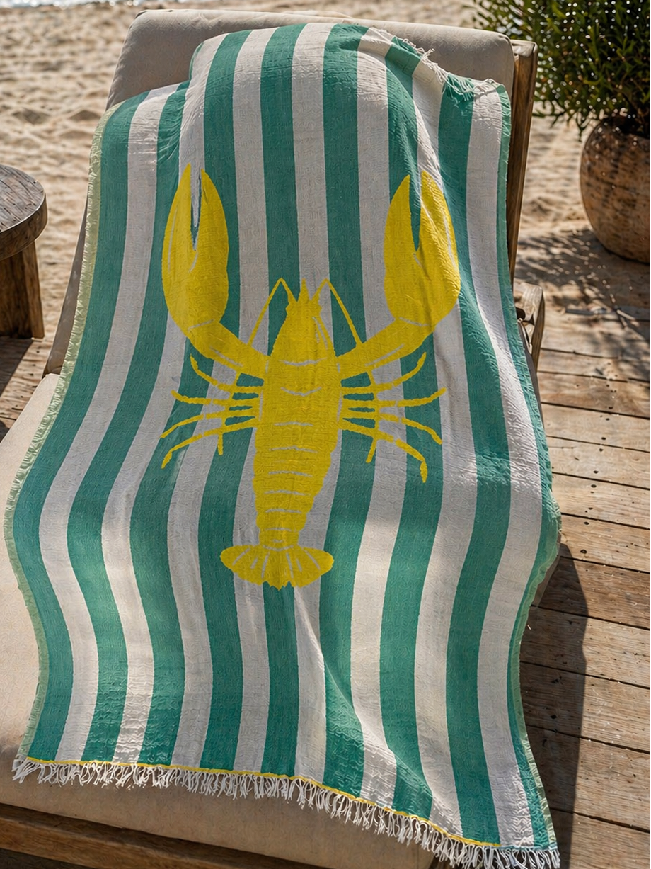 КЪРПА MARINA LOBSTER GREEN AND YELLOW