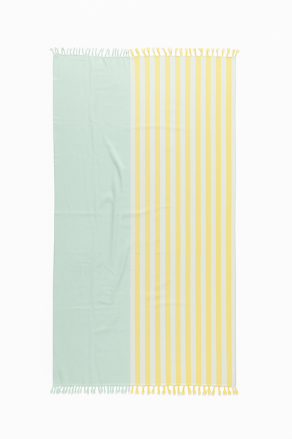 КЪРПА STRIPE MINT AND YELLOW