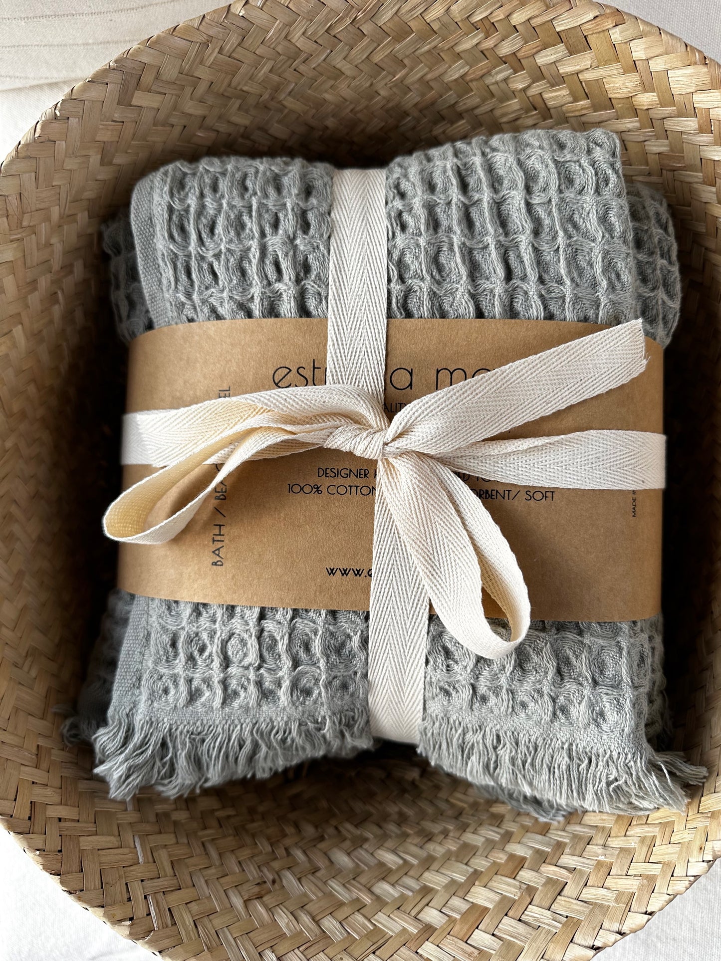 КОМПЛЕКТ КЪРПИ ЗА БАНЯ SENSE OLIVE GREY