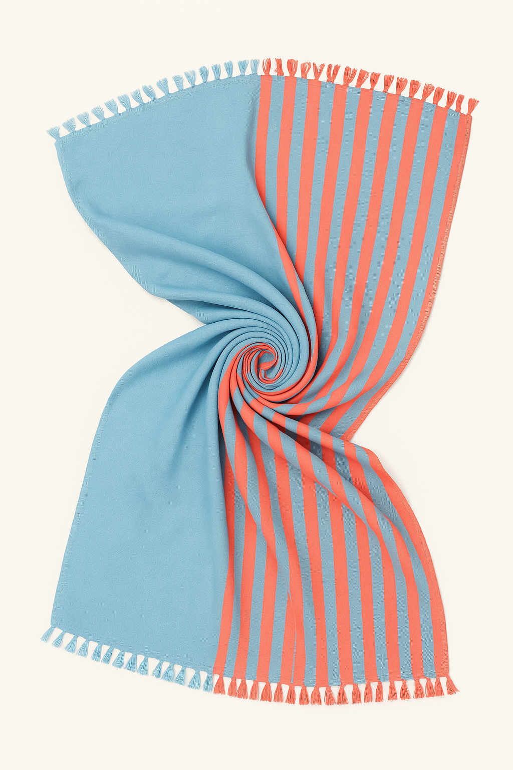 КЪРПА STRIPE ORANGE AND BLUE