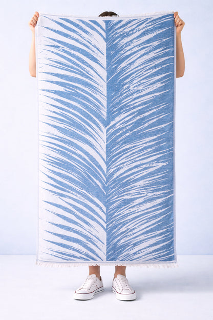 КЪРПА DELUXE PALM AEGEAN BLUE
