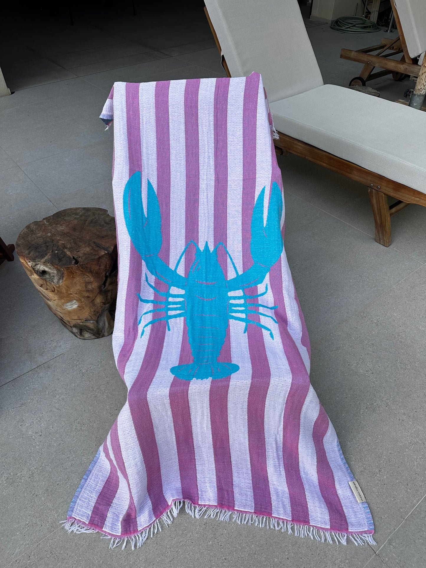 КЪРПА MARINA LOBSTER TURQUOIZ AND PINK